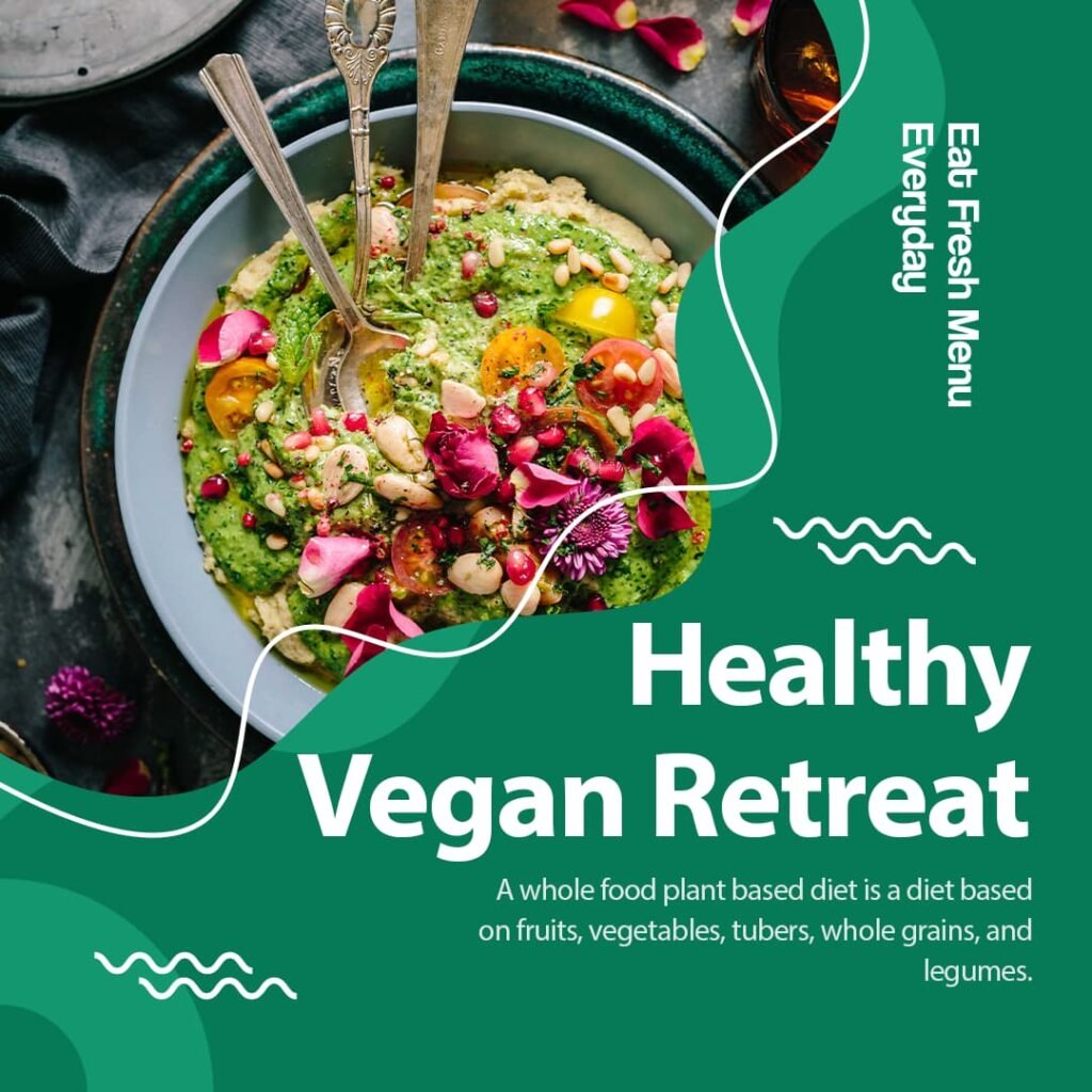 healthy vegan retreat cover